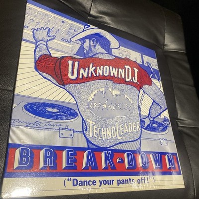 [EDM/ELECTRO]~VG+ 12''~The UNKNOWN D.J~Break-Down (Dance Your Pants Off)~[1988~TE