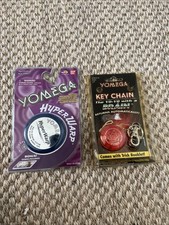 Vintage Ban Dai 1999 Yomega Hyper Warp Roller Bearing YoYo Blue  Keychain Brain