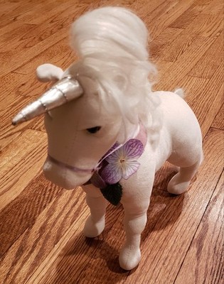 Madame Alexander 10'' White Unicorn Plush 2006 