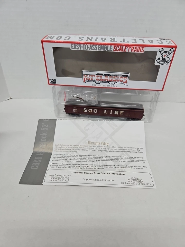 Scale Trains HO 1/87 Scale CB&Q 52' 6" GONDOLA NEW - Image 4 of 4
