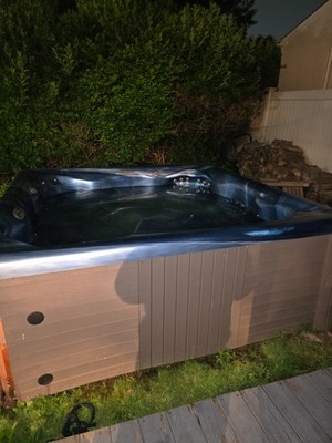 User Balboa Hot Tub For SALE has minor cosmetic damages selling for best offer
