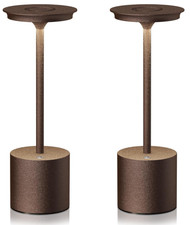 Rechargeable Table Lamp Cordless LED Touch Dimmable Waterproof Patio Bar 2 Pack