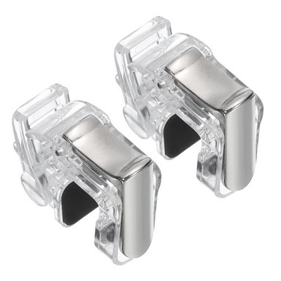Gaming Trigger Mobile Game Controller 1 Pair Aim & Fire Keys Universal Clear
