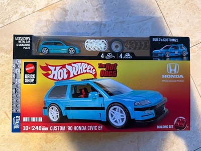 Mattel Brick Shop Hot Wheels LEGO '90 Honda Civic Custom EF | eBay