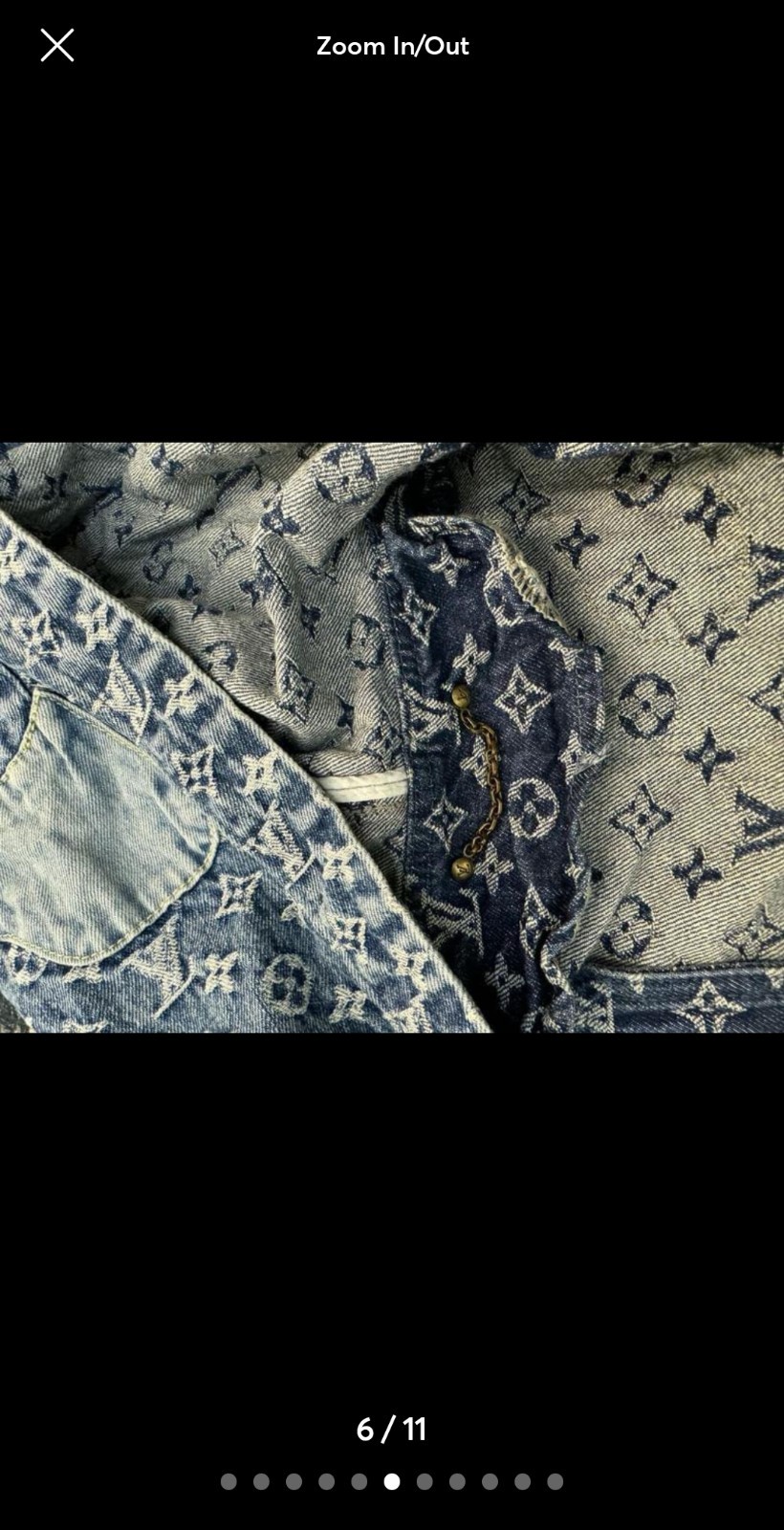 Louis Vuitton x Nigo Monogram Patchwork Denim Hoo… - image 6