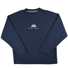 Vintage Denver Colorado Fleece Pullover Crewneck Sweatshirt Blue L