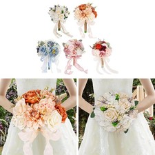 Wedding Bouquet Holding Flowers Artificial Flowers