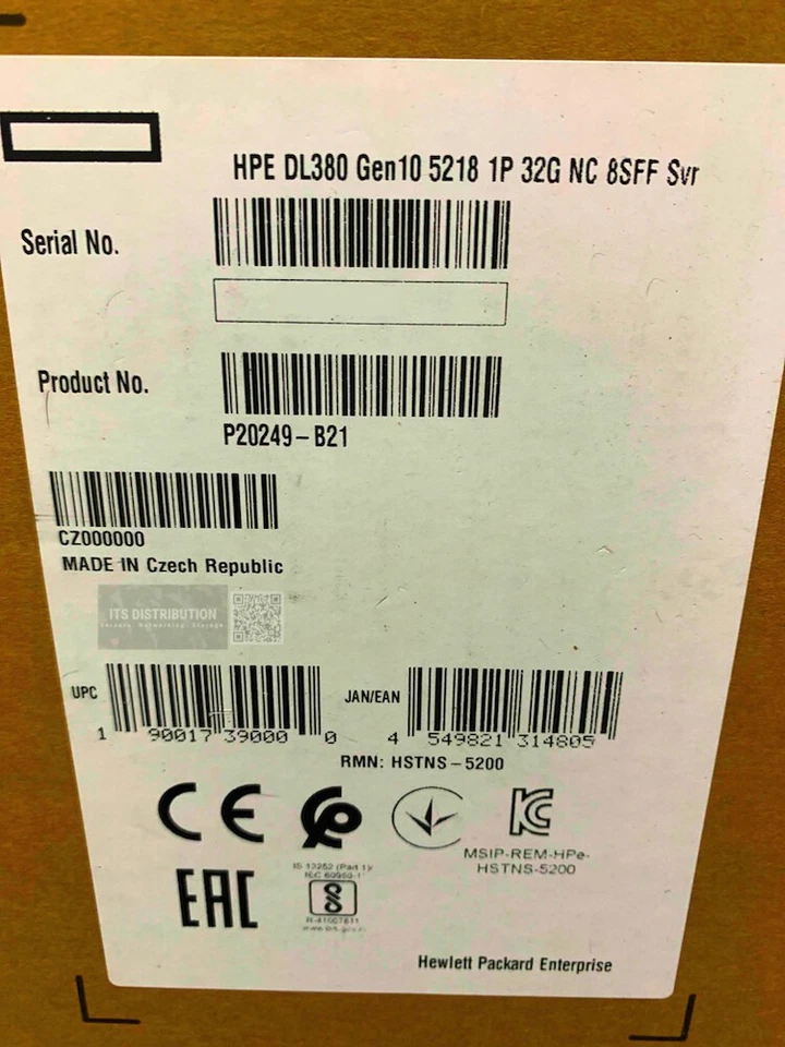 P20249-B21 I New Sealed HPE ProLiant DL380 G10 5218 2.3GHz 16C 1P 32GB-R Server - Image 2 of 4