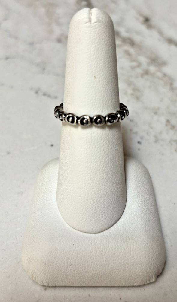 Pandora Circle and Dot Stackable Ring - Sterling … - image 1