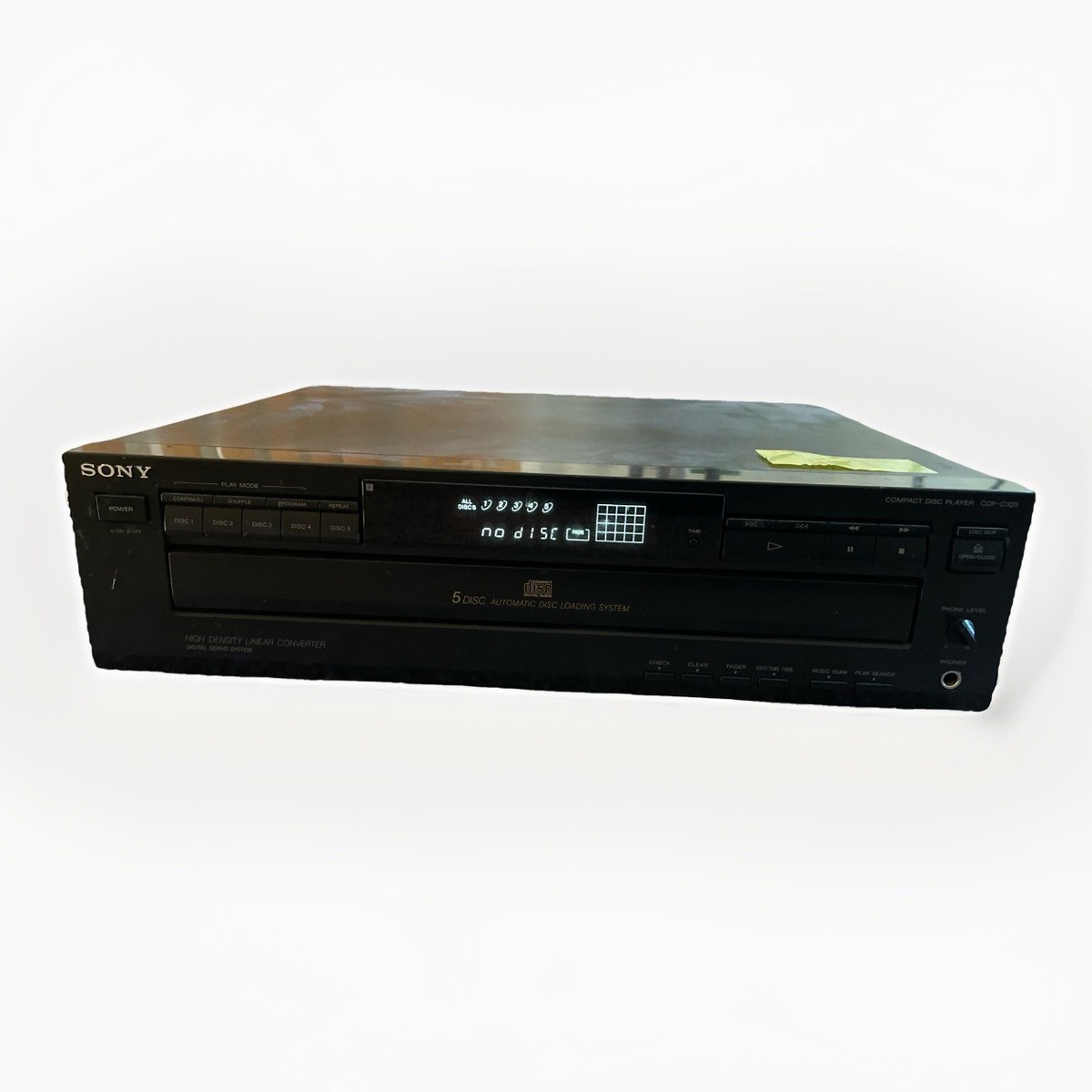 ちゃーんページ　SCO-325/CD Sony Cdp-c325 Home Stereo 5 Disc CD Changer Carousel Player No