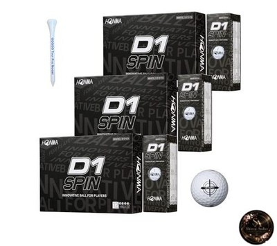 Honma Golf D1 Spin Golf Balls 2023 BT2301 White 3 Dozen (36 Balls)
