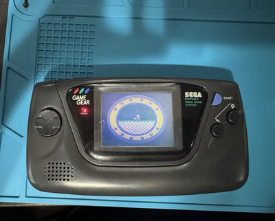 SEGA Game Gear Black Handheld Console w/ Sonic 2, Recapped.