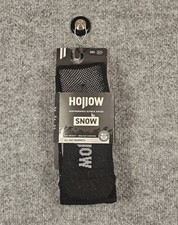 Hollow Socks Performance Alpaca Above Calf Snow Socks Size Medium In Black