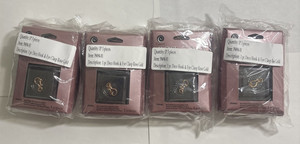 12 Total Cousin Rose Gold Elegance Deco Hook & Eye Clasp Rose Gold Plate New
