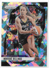 2024 Panini Prizm WNBA Cracked Ice #120 Monique Billings Phoenix Mercury UCLA