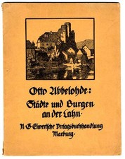 Hessen Marburg Lahn Wetter Biedenkopf Kunst Grafik Mappe Otto Ubbelohde 1922