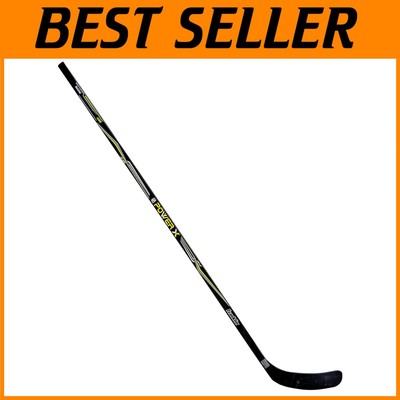 Official NHL Street Hockey Stick - 58'' Wood & Fiberglass for Power Players