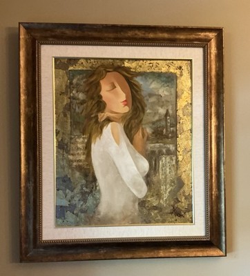 Arbe Original Oil Painting On Canvas Signed by Artist
