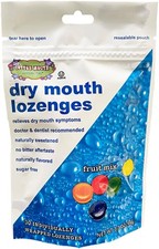 Sweetened Sugar Free Fruit Flavored Lozenges for Dry Mouth 30pk