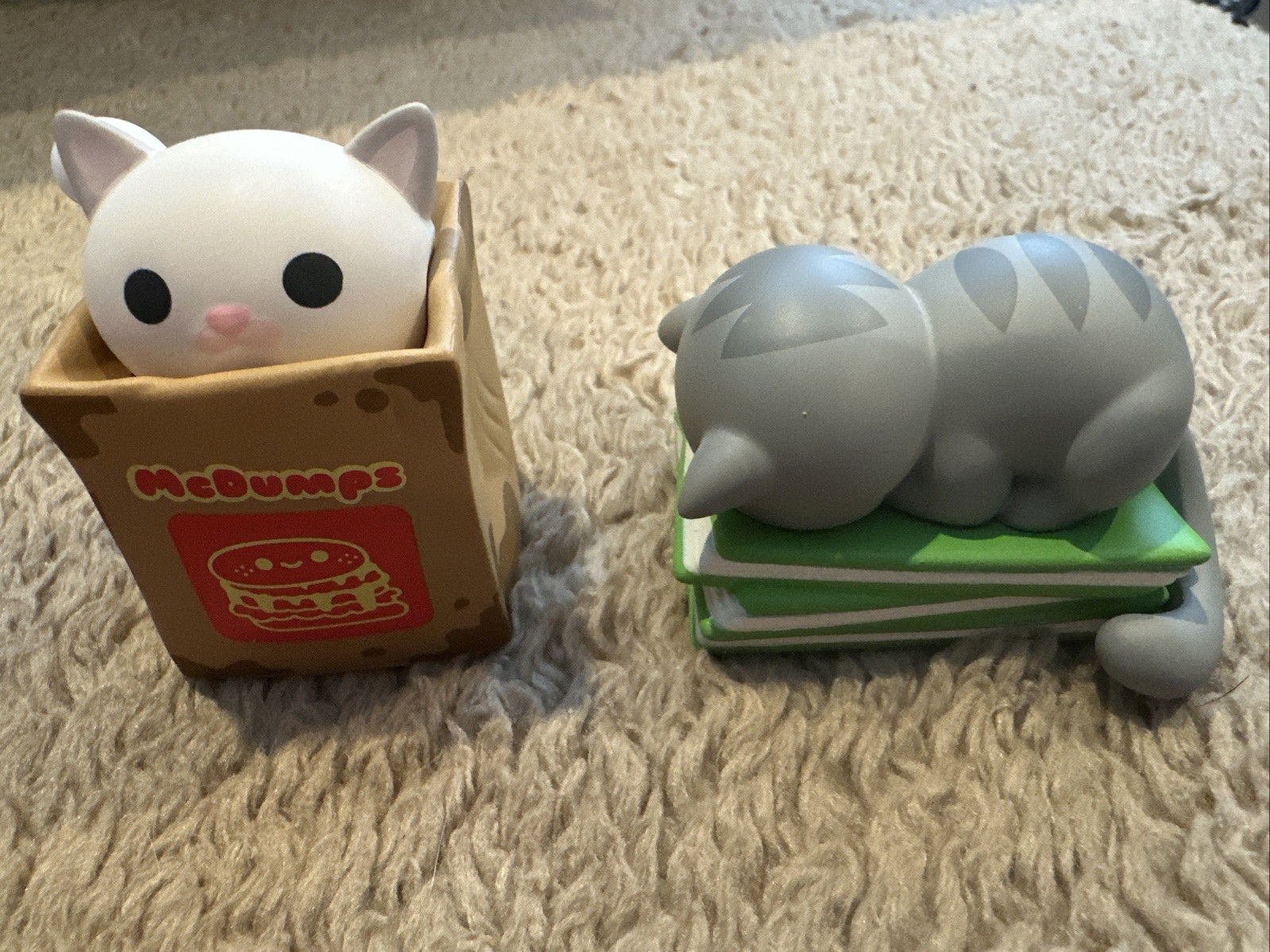 100% Soft Trash Kitties Series 3 - Lot Of 2 Mcdumps And Smoosh