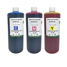 3x1000ml Refill Ink Bottles Kit CMY For HP 951XL 952XL 962XL Ink Kit Cartridge