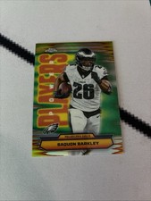 2025 Topps Chrome Football Saquon Barkley Power Players Refractor Eagles PP-13