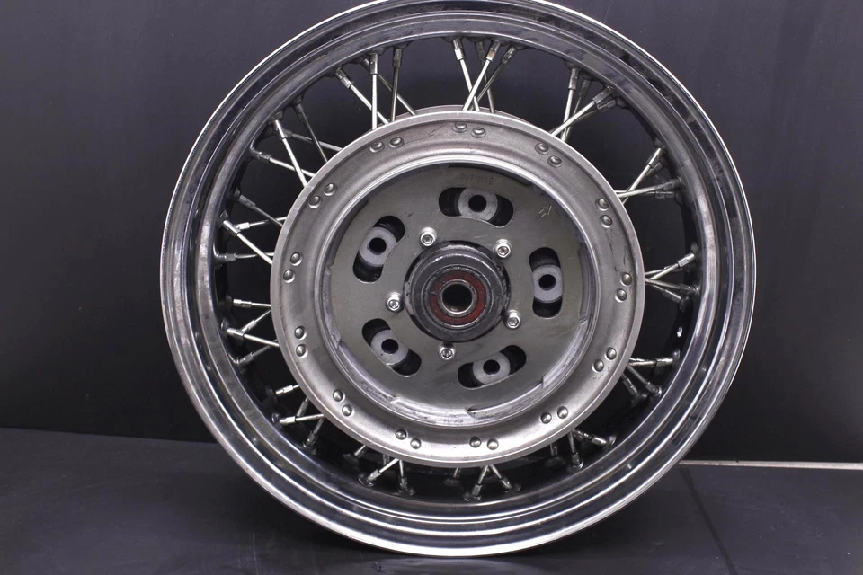 2002 Honda Shadow Spirit 750 Oem Rear Back Wheel Rim - Image 2 of 4