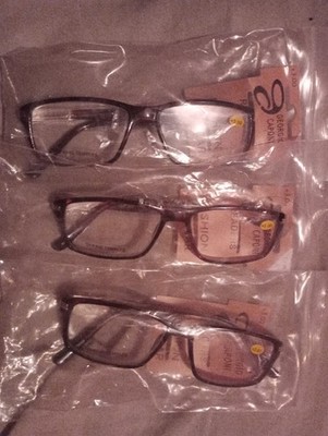 3 x neue Georgio Caponi Lesebrille Stärke +3,00