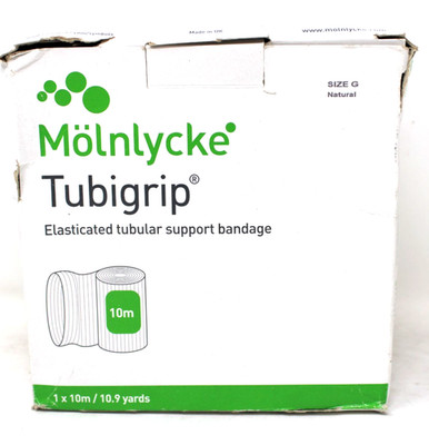 Molnlycke 1453 Tubigrip Size G 4.5'' x 10M Natural - 1 New Damaged BX