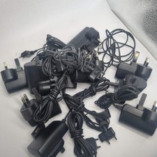 JOB LOT x 20 pcs GENUINE SONY ERICSON CHARGER CABLE UK PLUG PHONES