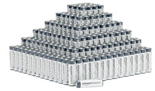 Amazon Basics 300-Pack AA Alkaline Batteries   1.5 V, Long Shelf Life Bulk Pack