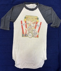 1981 VTG Van Halen World Wide Tour 3/4 Sleeve