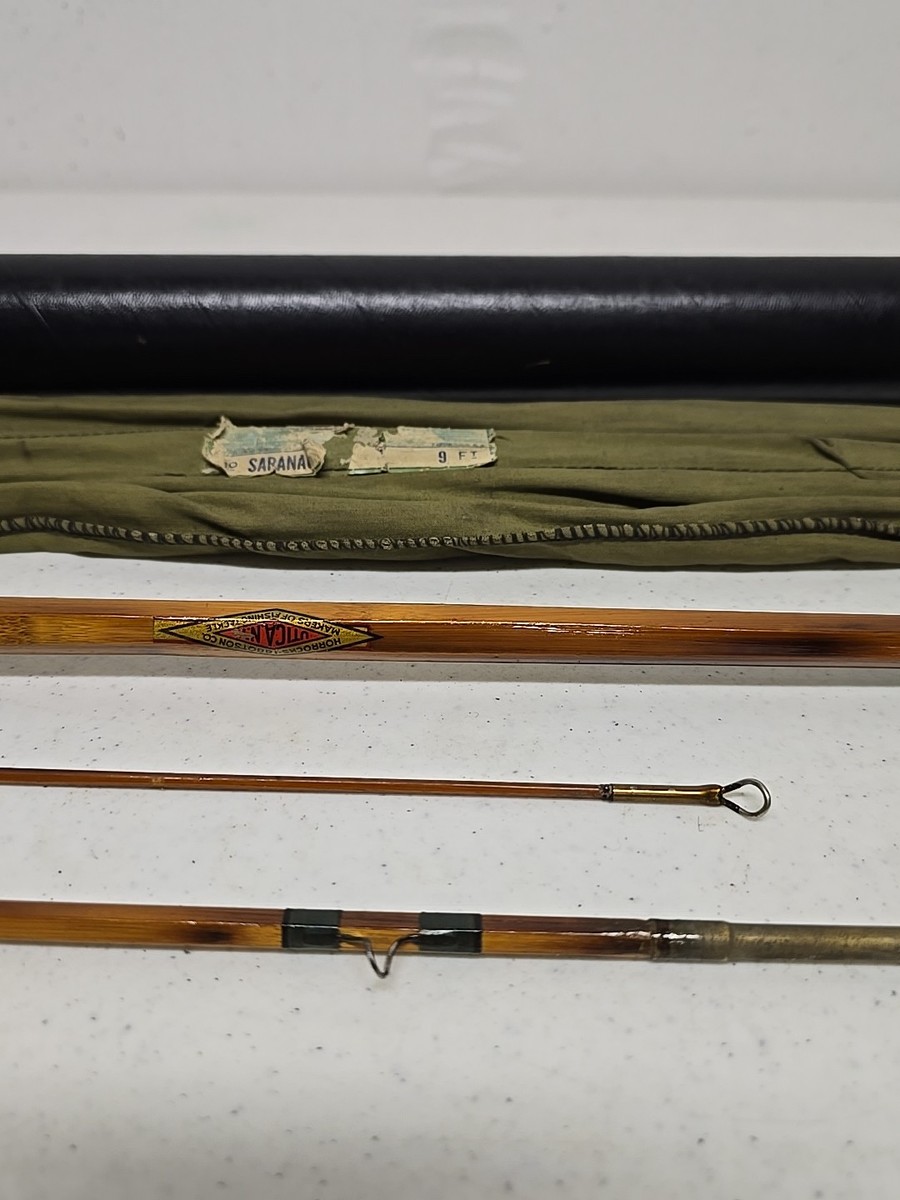 1930s Horrocks & Ibbotson H-I Saranac Bamboo Fly Rod 9' 3pc With