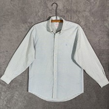 Brooks Brothers 346 Mens Medium Non-Iron Supima Cotton Plaid Button Down Shirt