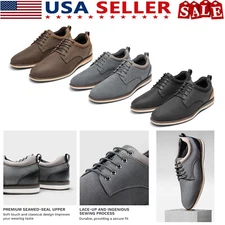 Men's Lace-up Dress Oxford Casual Classic Comfortable Business Work Shoes 8-13