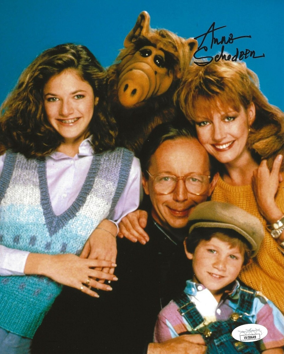 【JSA認証】ALFのケイト役 Anne Schedeenのサ本人直筆サイン ANNE SCHEDEEN Autographed ALF cast color 8x10 w/JSA COA | eBay