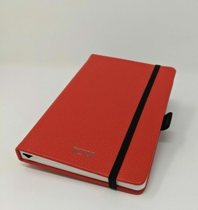tumi leather notebook