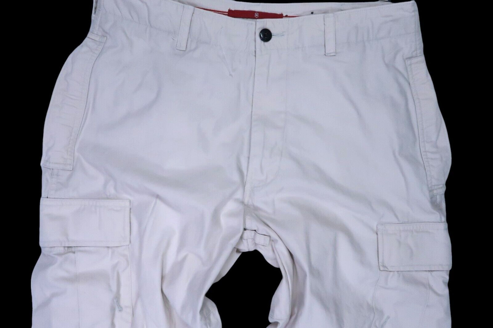 Mens 32 Military Chino Pants Vintage Waist & Cuff Tabs