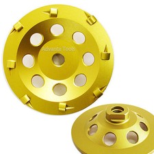 5” PCD Cup Wheel - Quarter Round 8-Segment with 5/8"-11 Arbor