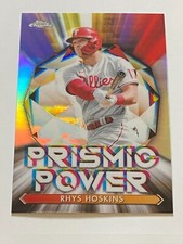 ⚾ 2021 Topps Chrome Baseball Prismic Power Insert #PP-13 Rhys HOSKINS ⚾