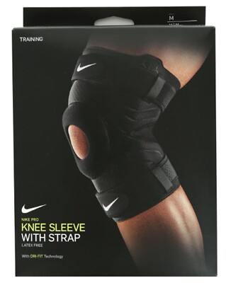 nike pro open knee sleeve with strap