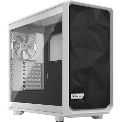 Fractal Design Meshify 2 Lite White TG Clear, Tower-Gehäuse, weiß