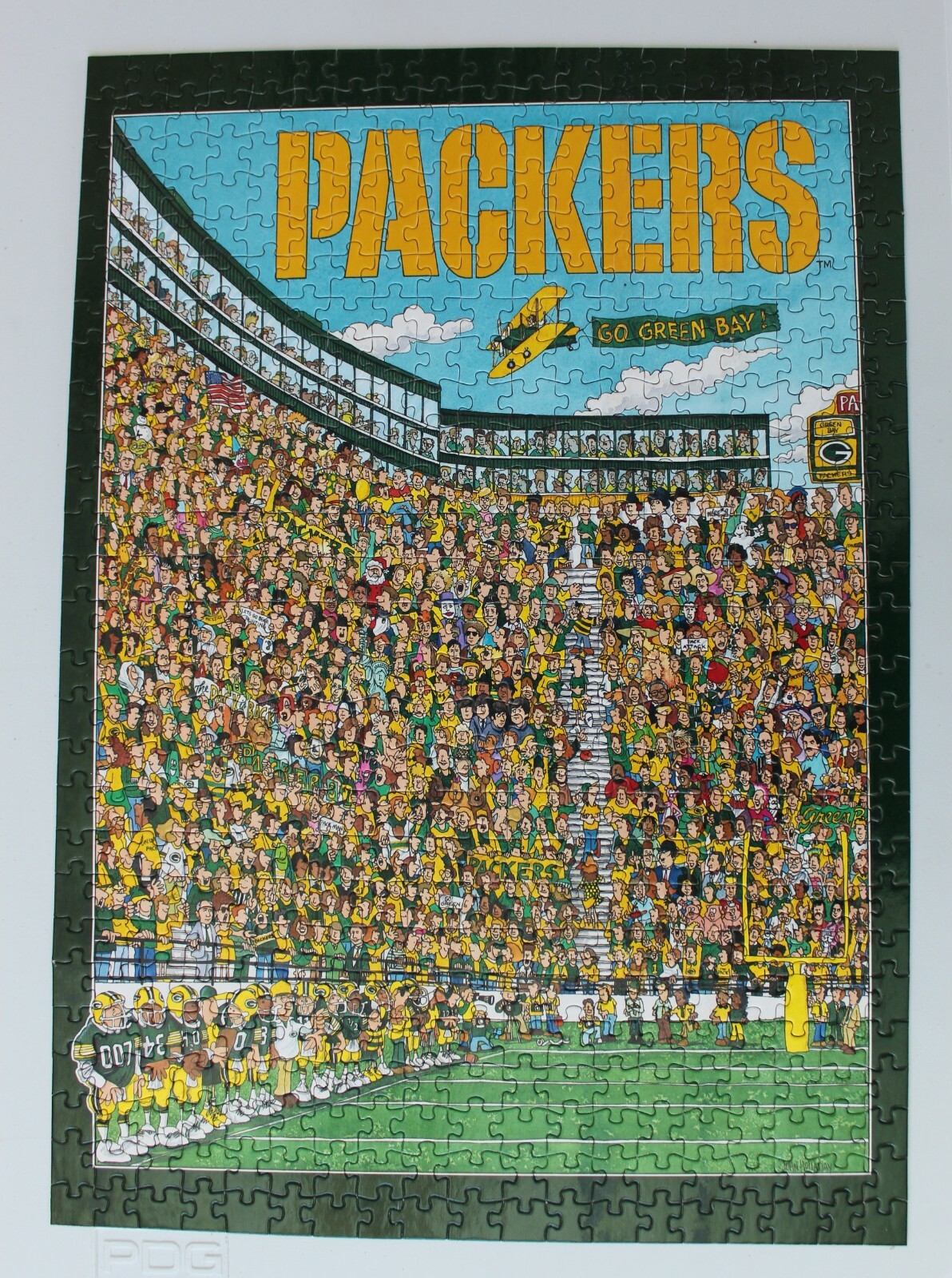 NFL Green Bay Packers John Holladay Jigsaw Puzzle 1994 500 Piece Lambeau Field eBay