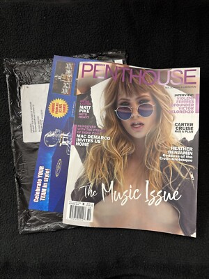 PENTHOUSE Magazine OCTOBER 2018 BRAND NEW   *THE MUSIC ISSUE* HEATHER BENJAMIN