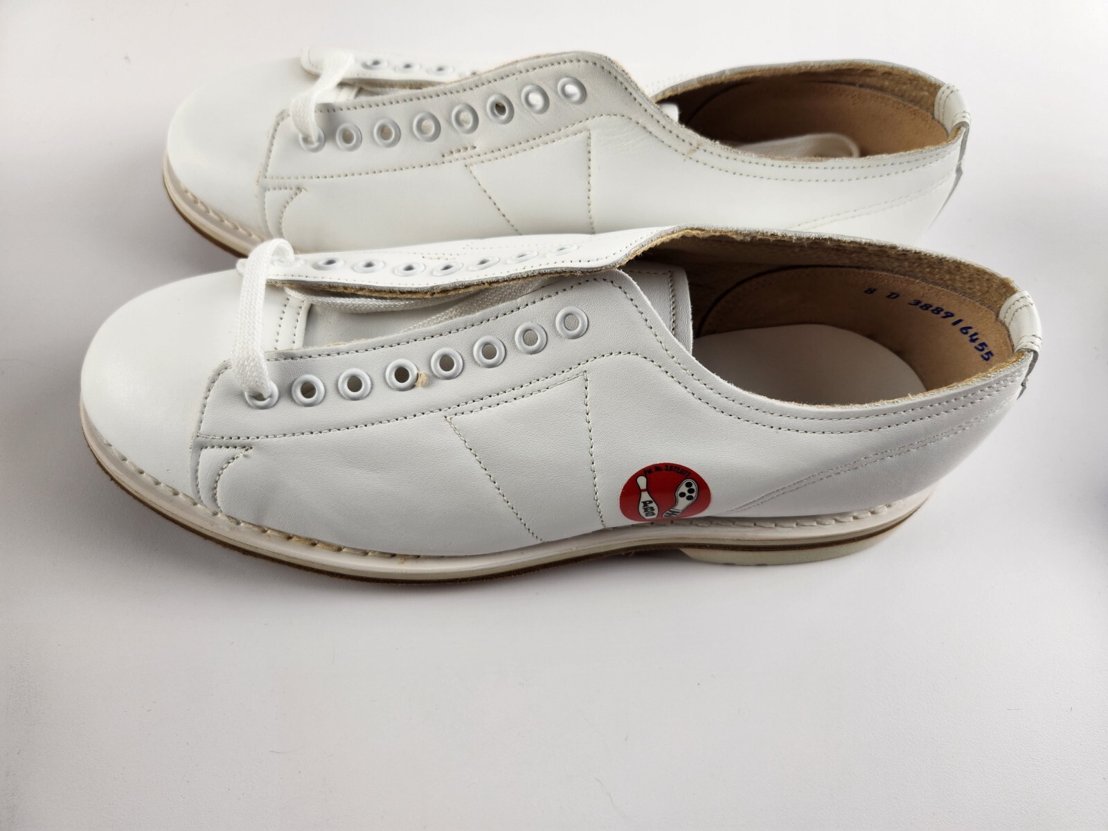 VINTAGE LINDS BOWLING SHOES NOS PBS MENS STOCK PRO WHITE SIZE 8D eBay