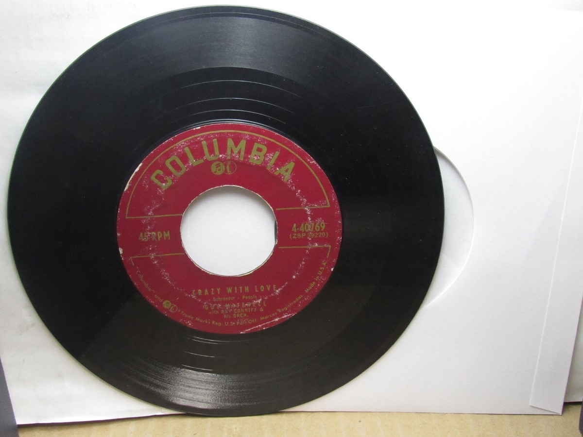 Old 45 RPM Record - Columbia 4-40769 - Guy Mitchell