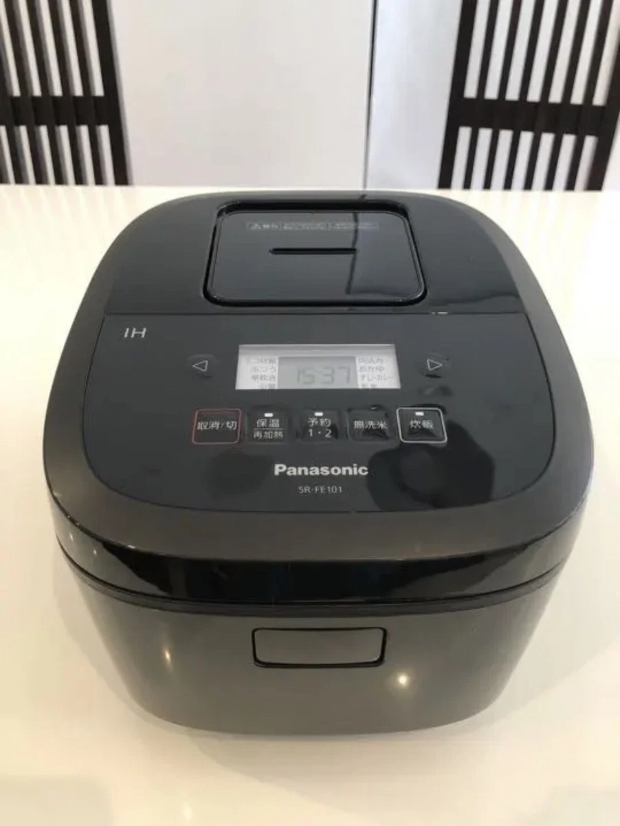 SR-FE101-K Panasonic rice cooker 5.5 cup IH Bincho charcoal kettle black  100V