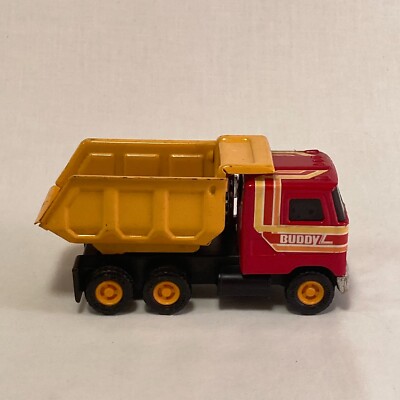 BUDDY L Mack Dump Truck 1980 Pressed Steel Toy Japan Vintage #473G