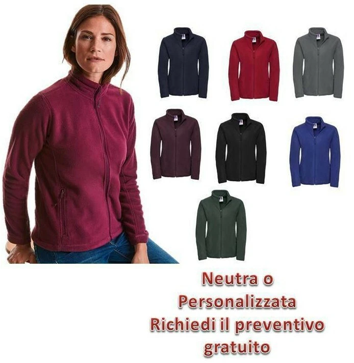 felpa pile donna