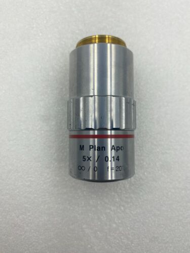 Mitutoyo M PLan Apo 5x/0.14 Objective Lens - Picture 2 of 8